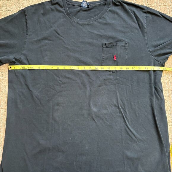 Polo Ralph Lauren VTG 90s T Shirt XL Crew Neck Tee USA Made Single Stitch Pony - Picture 6 of 8